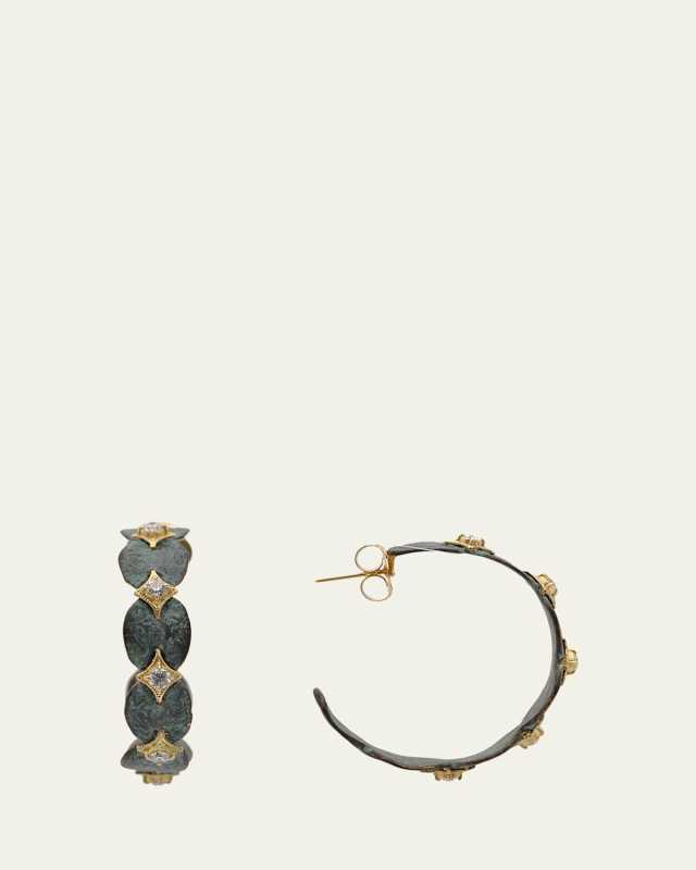 Old World 35mm Art Hoop Earrings